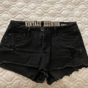 Black Cutoff Shorts size 7